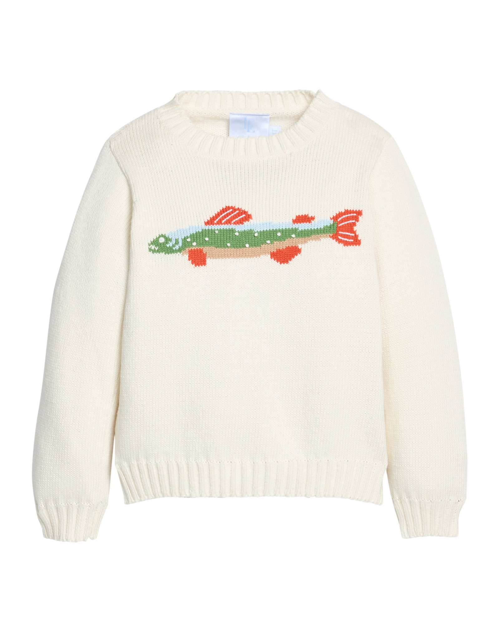 Little English LEF26 Intarsia Sweater Brook Trout
