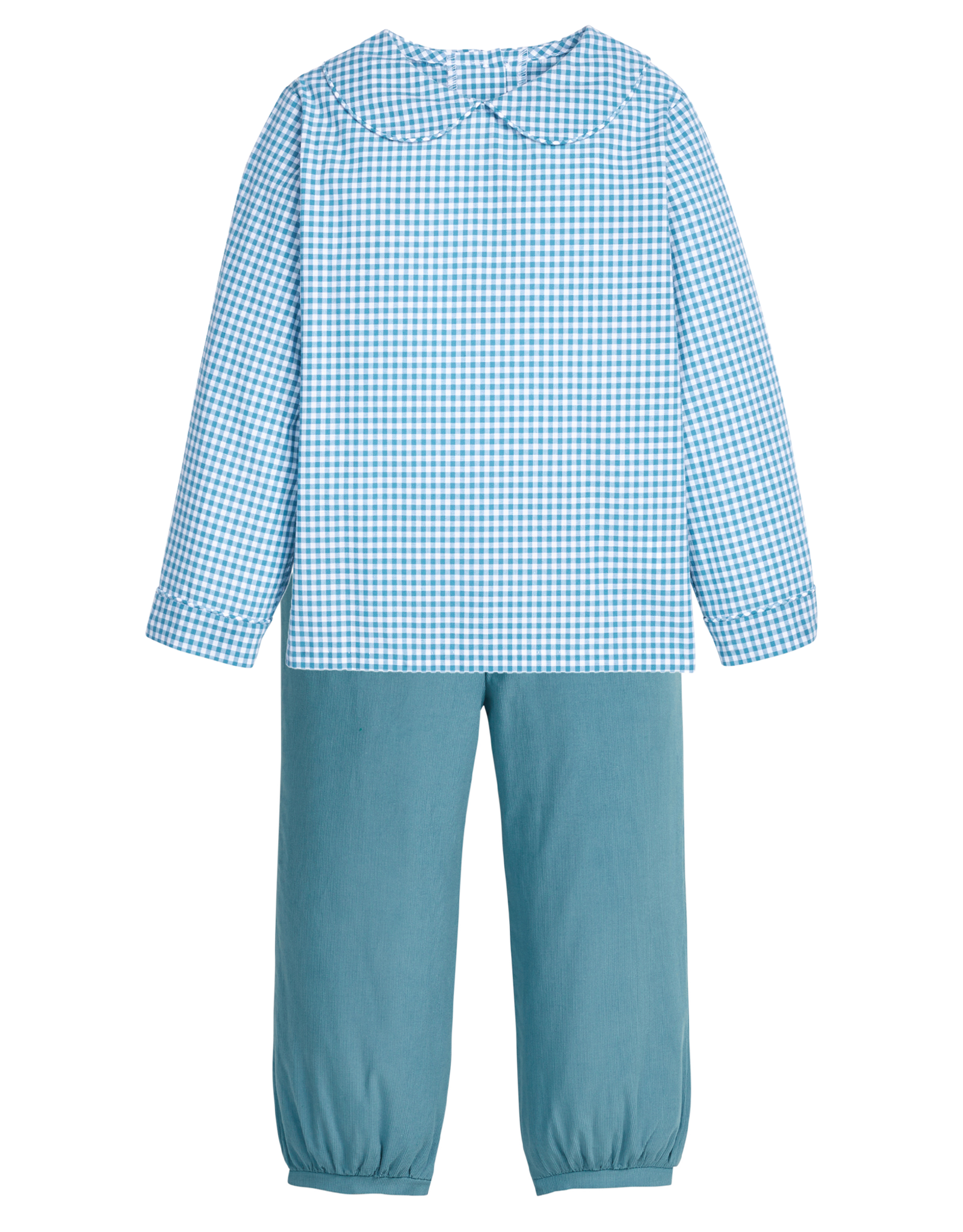 Little English LEF26 Alpine Gingham Pant Set
