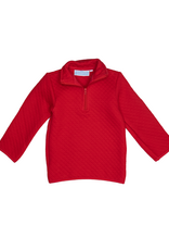 Trotter Street Kids TSF26 1/4 Quilted Pullover Red