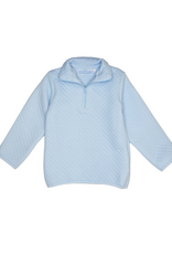 Trotter Street Kids TSF26 1/4 Quilted Pullover Light Blue