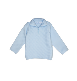 Trotter Street Kids 1/4 Quilted Pullover Light Blue