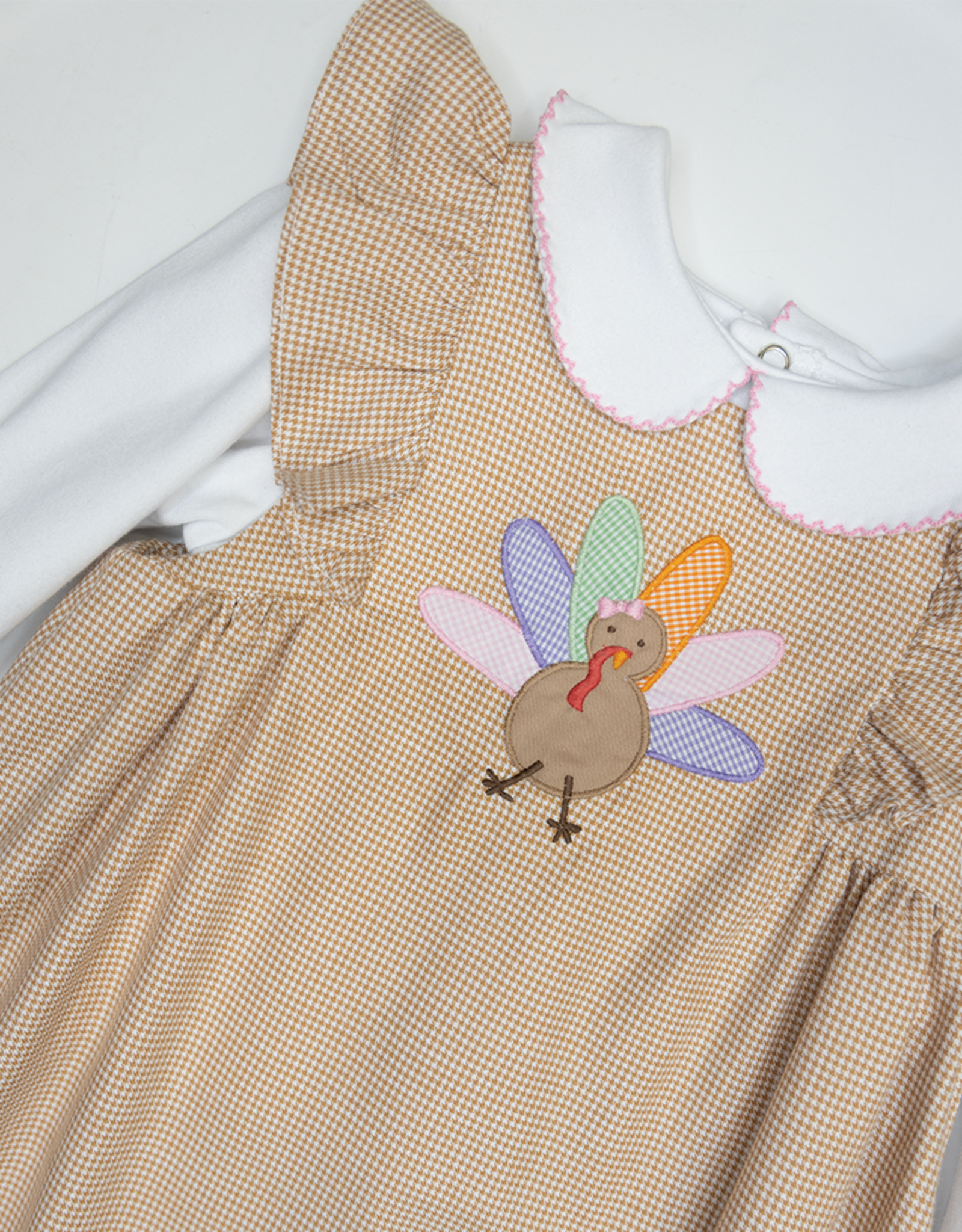 Petit Ami 3-4004 Turkey Applique Dress
