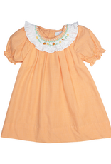 Petit Ami 2-3-4024 Pumpkin Smocked Dress