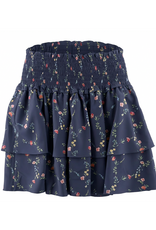 Pleat Scottie Skirt Navy Vine