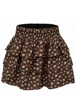 Pleat Abby Skort Espresso Bouquets