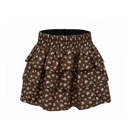 Pleat Abby Skort Espresso Bouquets