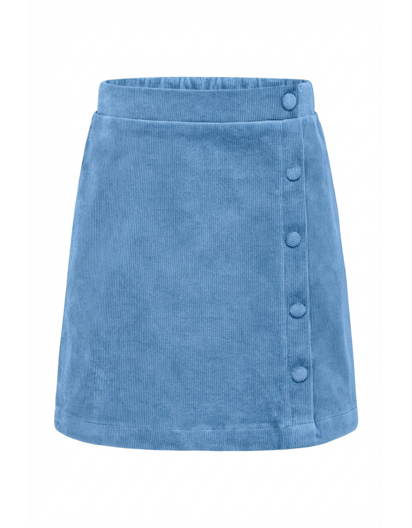 Pleat Reese Skirt Glacier Blue Corduroy