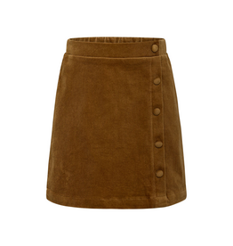 Pleat Reese Skirt Honey Corduroy