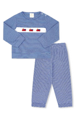 Lullaby Set Bayou Play Set Royal MIni stripe Firetruck