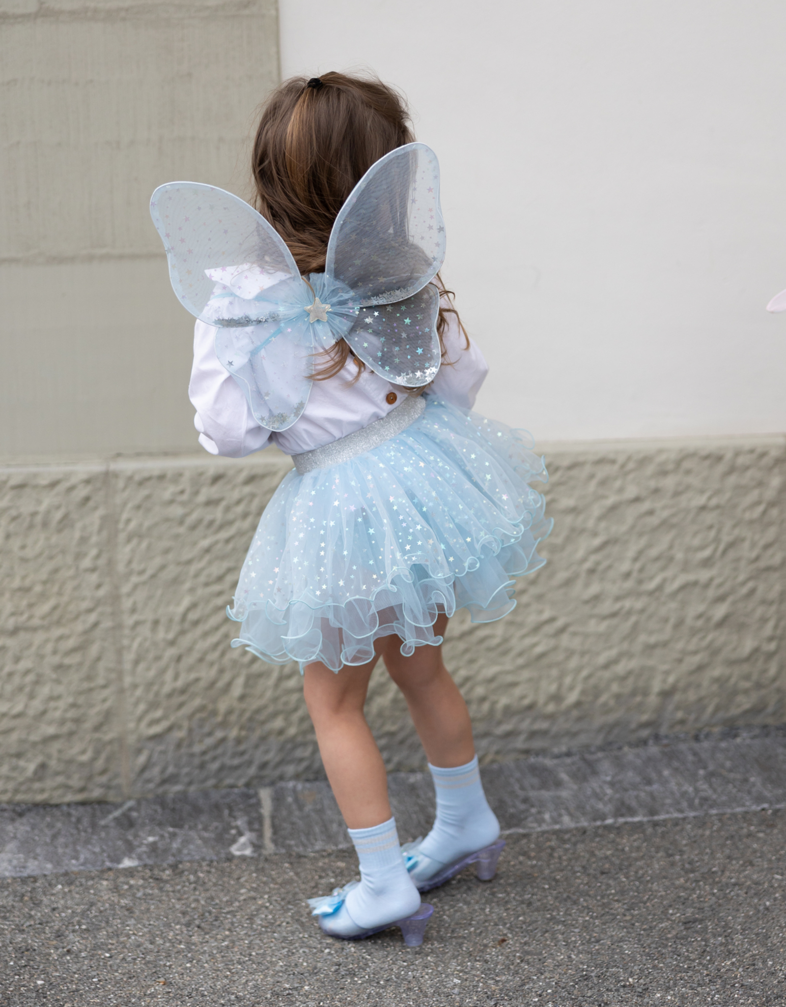GreatPretenders 4140 Iridescent Celestial Fairy Wings Tutu Wand 4-6 year
