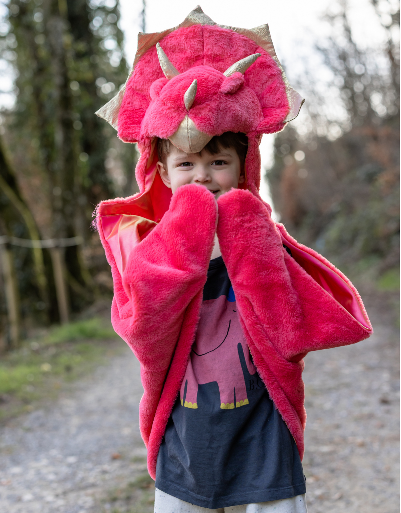 GreatPretenders 5880 Triceratops Red Cuddle Cape