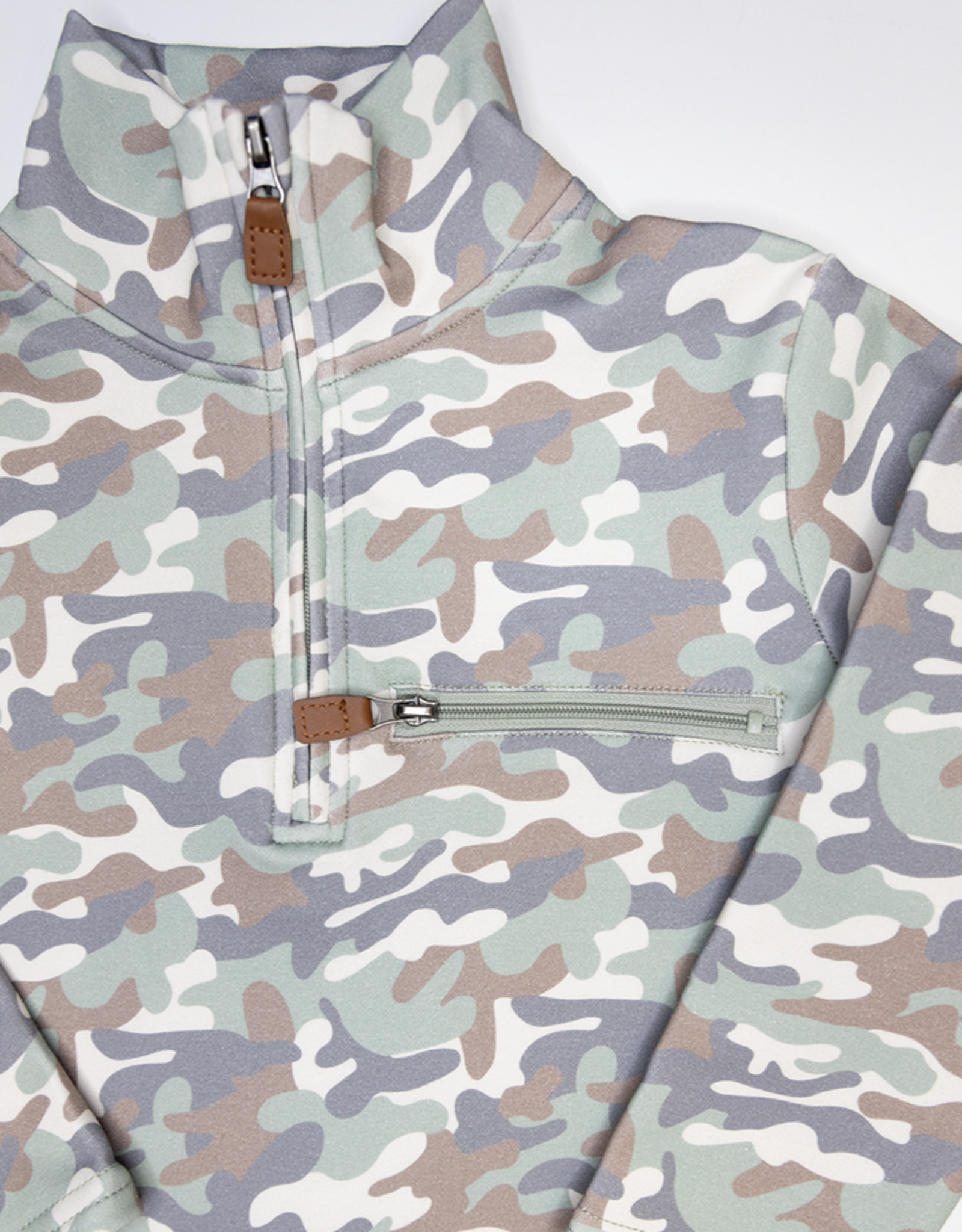 Millie Jay 669 Kingston 1/4 Zip Pullover Camo