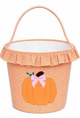 Bits & Bows BB Ruffled Pumpkin Tote Orange