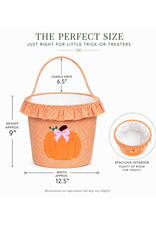 Bits & Bows BB Ruffled Pumpkin Tote Orange