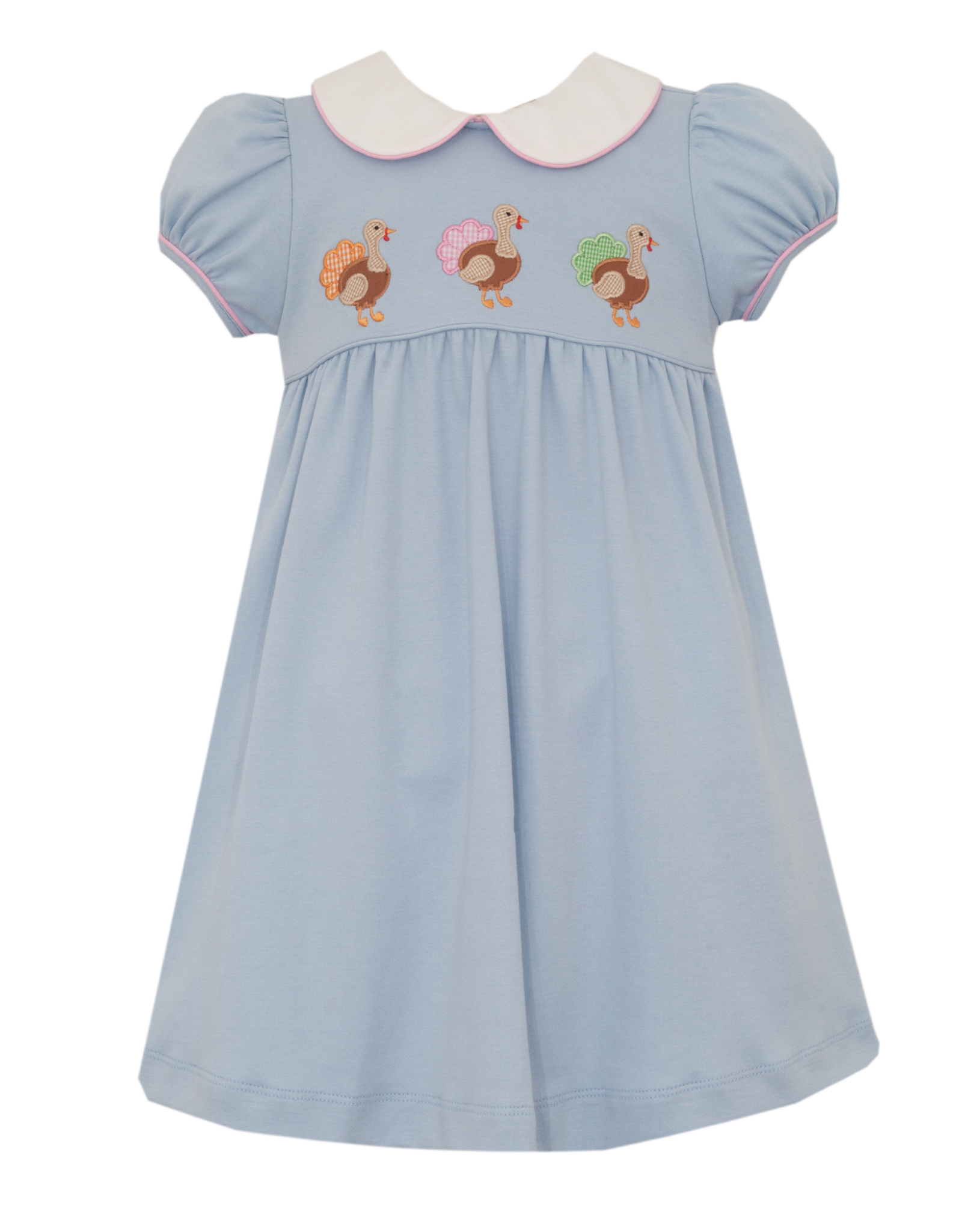 Claire and Charlie 5005D Turkey Applique Dress