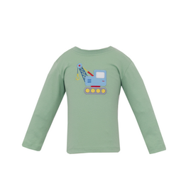 Claire and Charlie Crane Applique Shirt