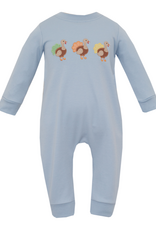 Claire and Charlie 5005H Turkey Applique Romper