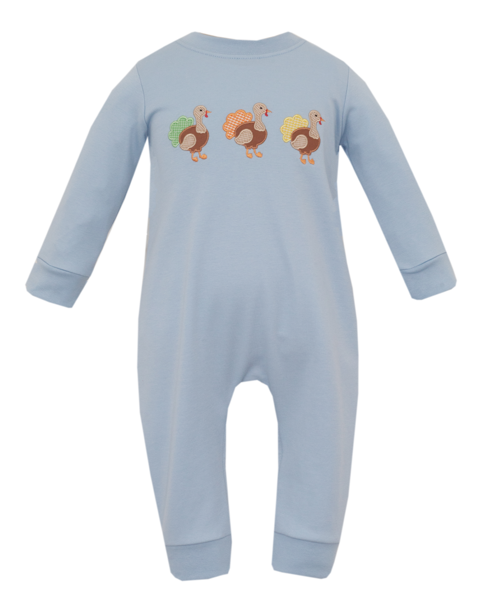 Claire and Charlie 5005H Turkey Applique Romper