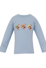Claire and Charlie 5005PL Turkey Applique Shirt