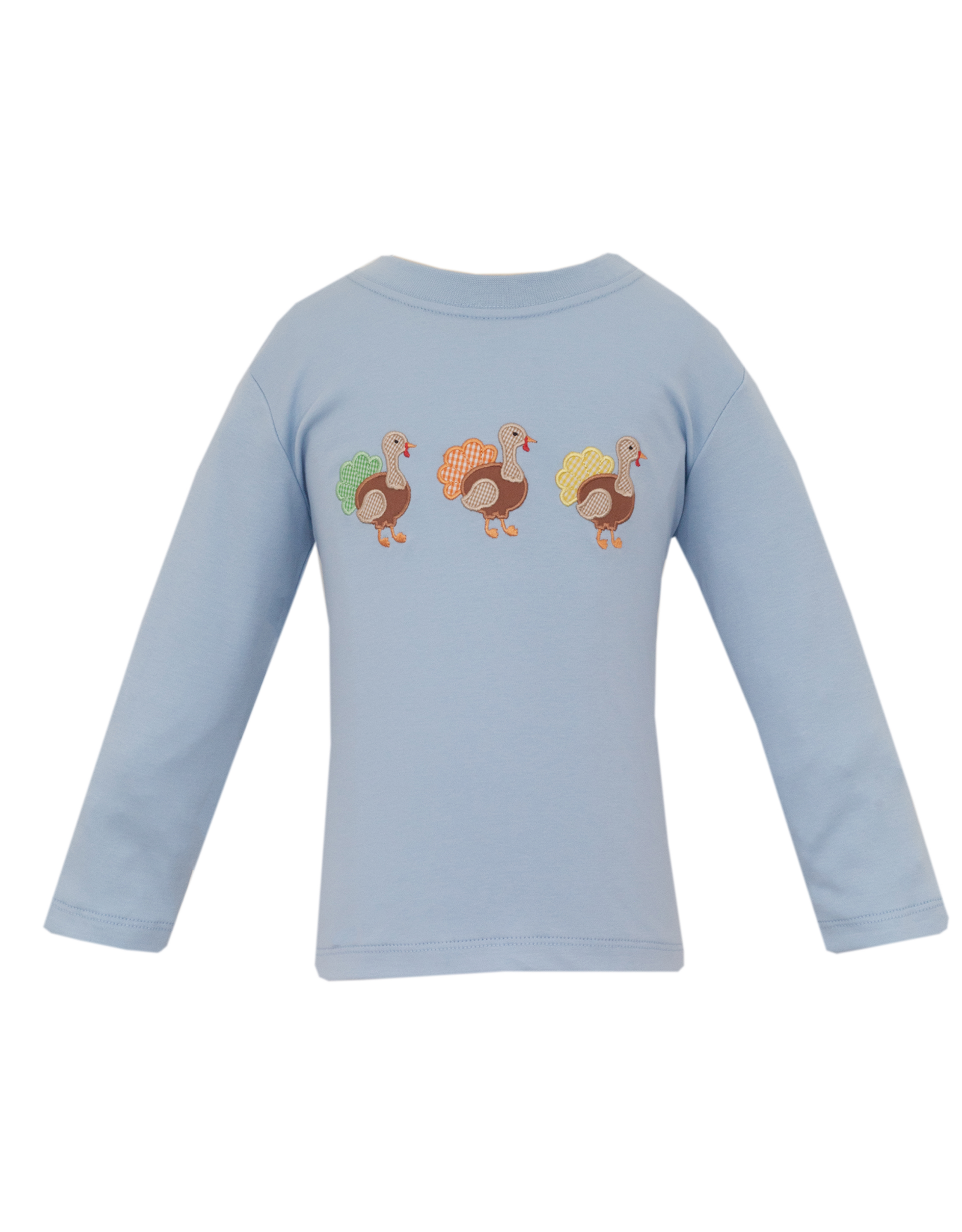 Claire and Charlie 5005PL Turkey Applique Shirt