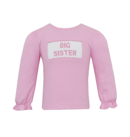 Anavini Big Sister Smocked Shirt
