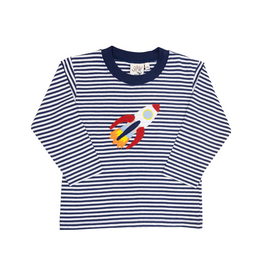 Luigi Royal Stripe Rocket Shirt