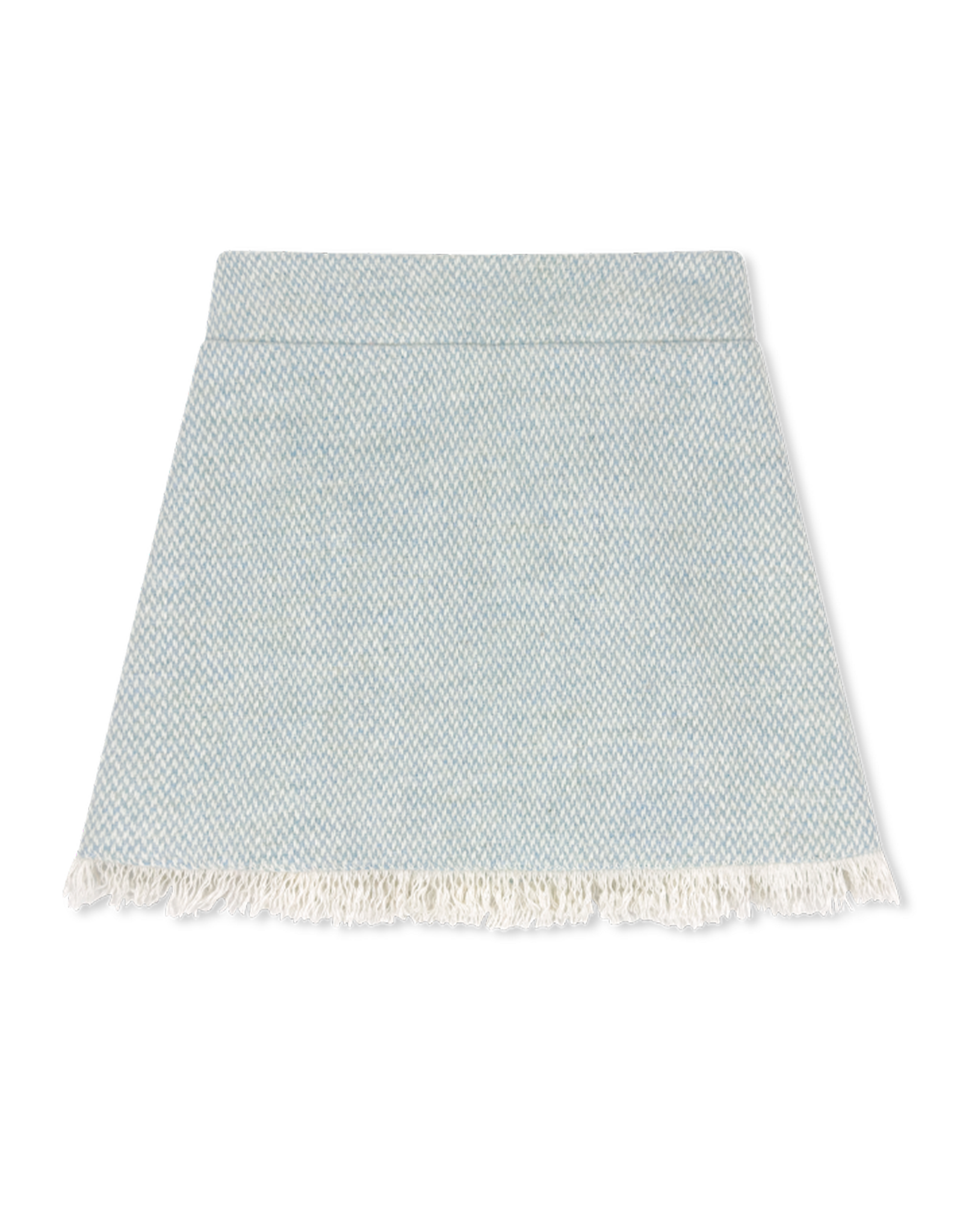 Set Proper Kensington Fringe Skirt River Tweed
