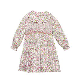 Remember Nguyen Fuchsia Flower Cate Dress