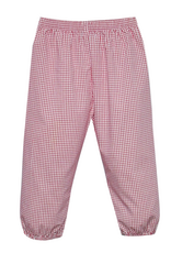 Remember Nguyen Logan Bloomer Pant Red Windowpane
