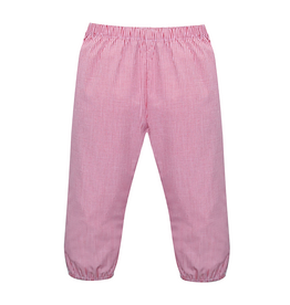 Remember Nguyen Logan Bloomer Pant Red Gingham