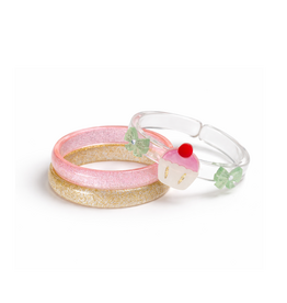 Lilies & Roses Bangle Cupcakes Bows