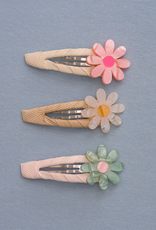 Lilies & Roses LR Snap Clips Daisy Flower Pearl C015-23T