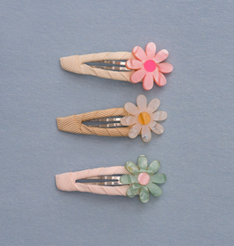 Lilies & Roses Snap Clips Daisy Flower Pearl