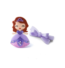 Lilies & Roses Alligator Clips Cute Doll Orchid