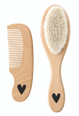 Stephan Baby Wooden Brush and Comb Set