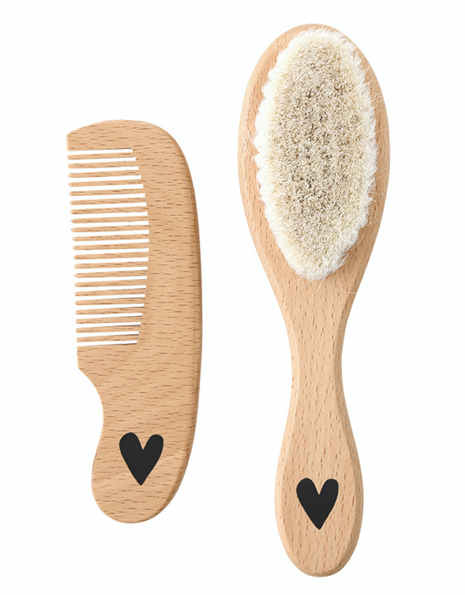 Stephan Baby Wooden Brush and Comb Set