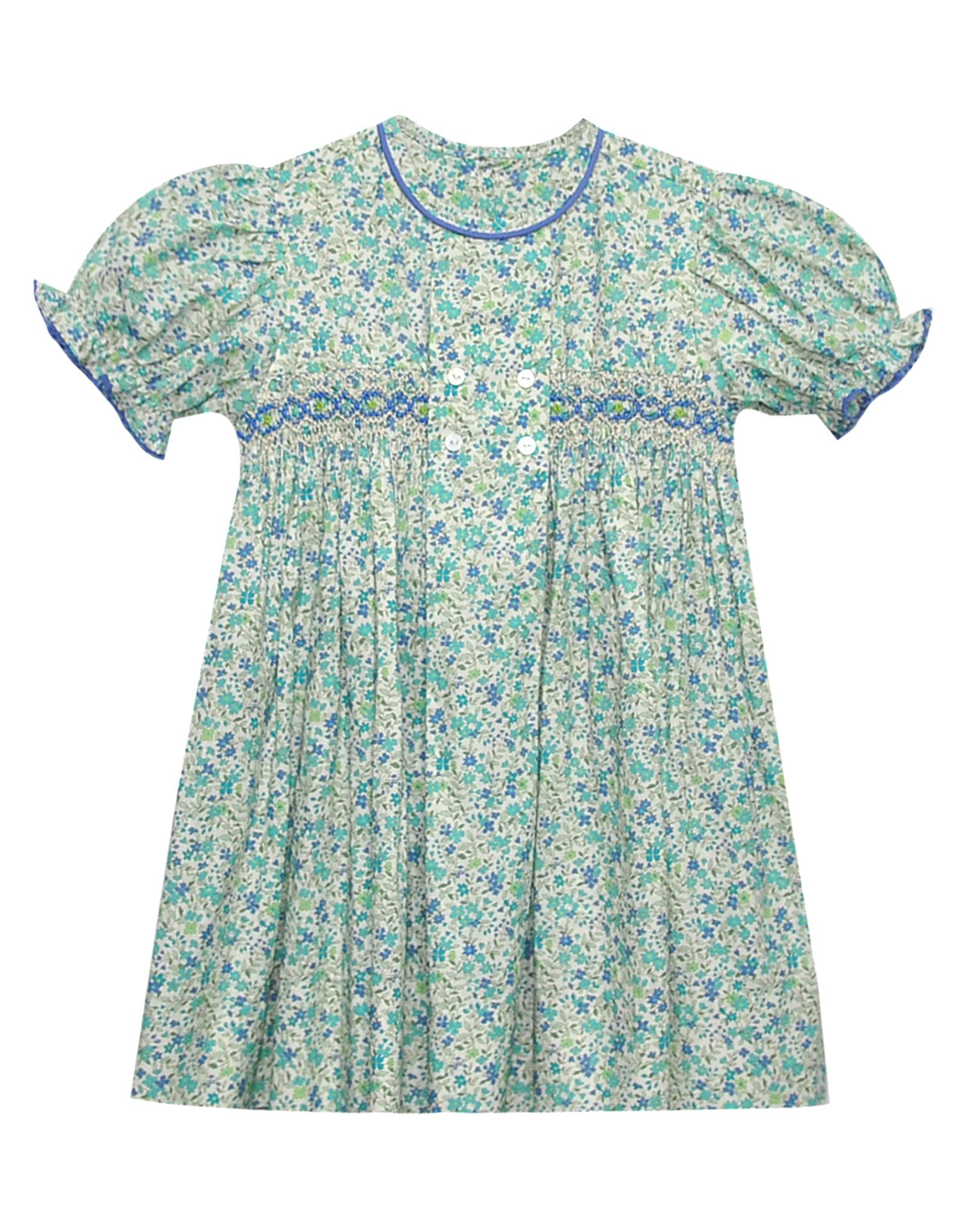Remember Nguyen 2011 Blue Flower Ava Rose Dress