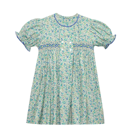 Remember Nguyen Blue Flower Ava Rose Dress