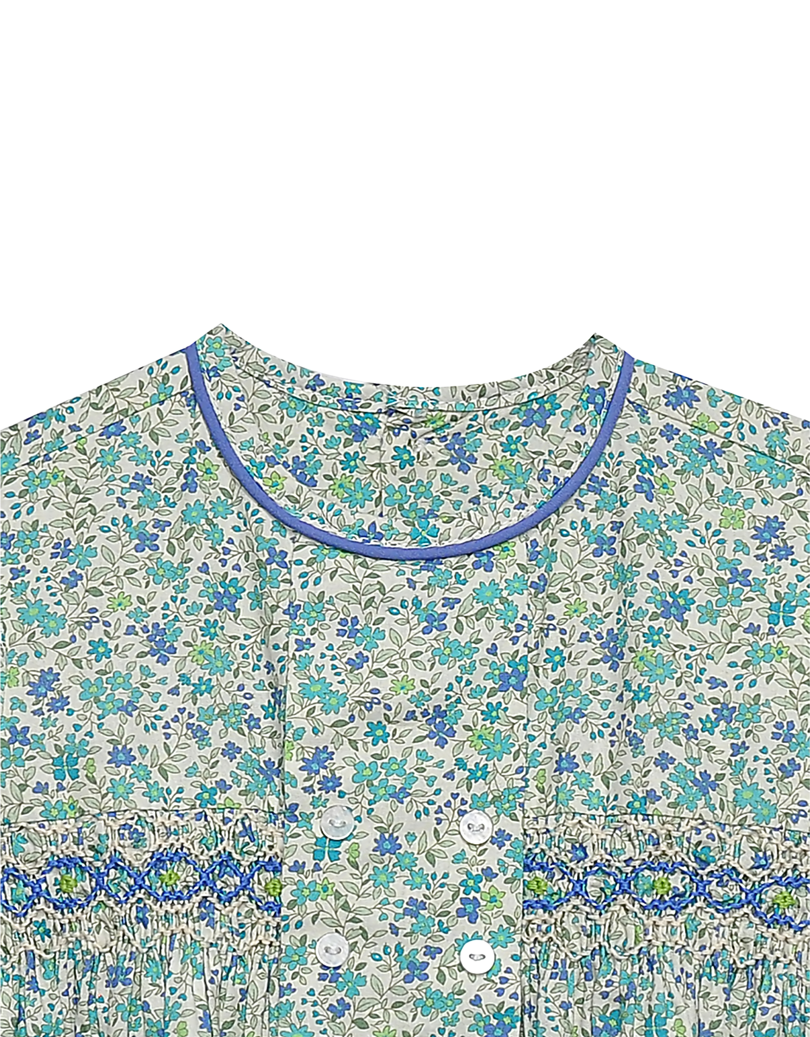 Remember Nguyen 2011 Blue Flower Ava Rose Dress