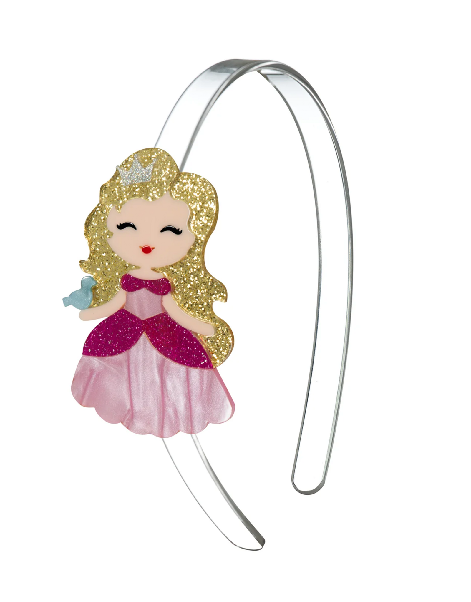 Lilies & Roses LR Headband Cute Doll Light Pink Dress H078-3