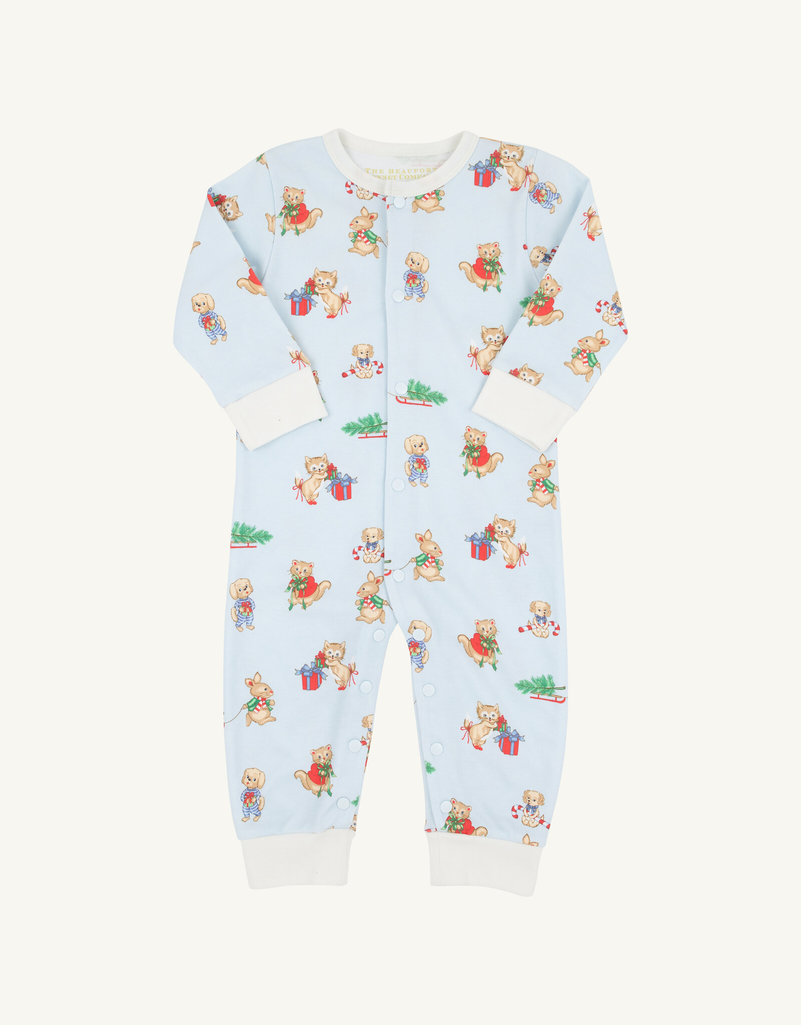 TBBC Paxton Playsuit Christmastime Cuties BLUE