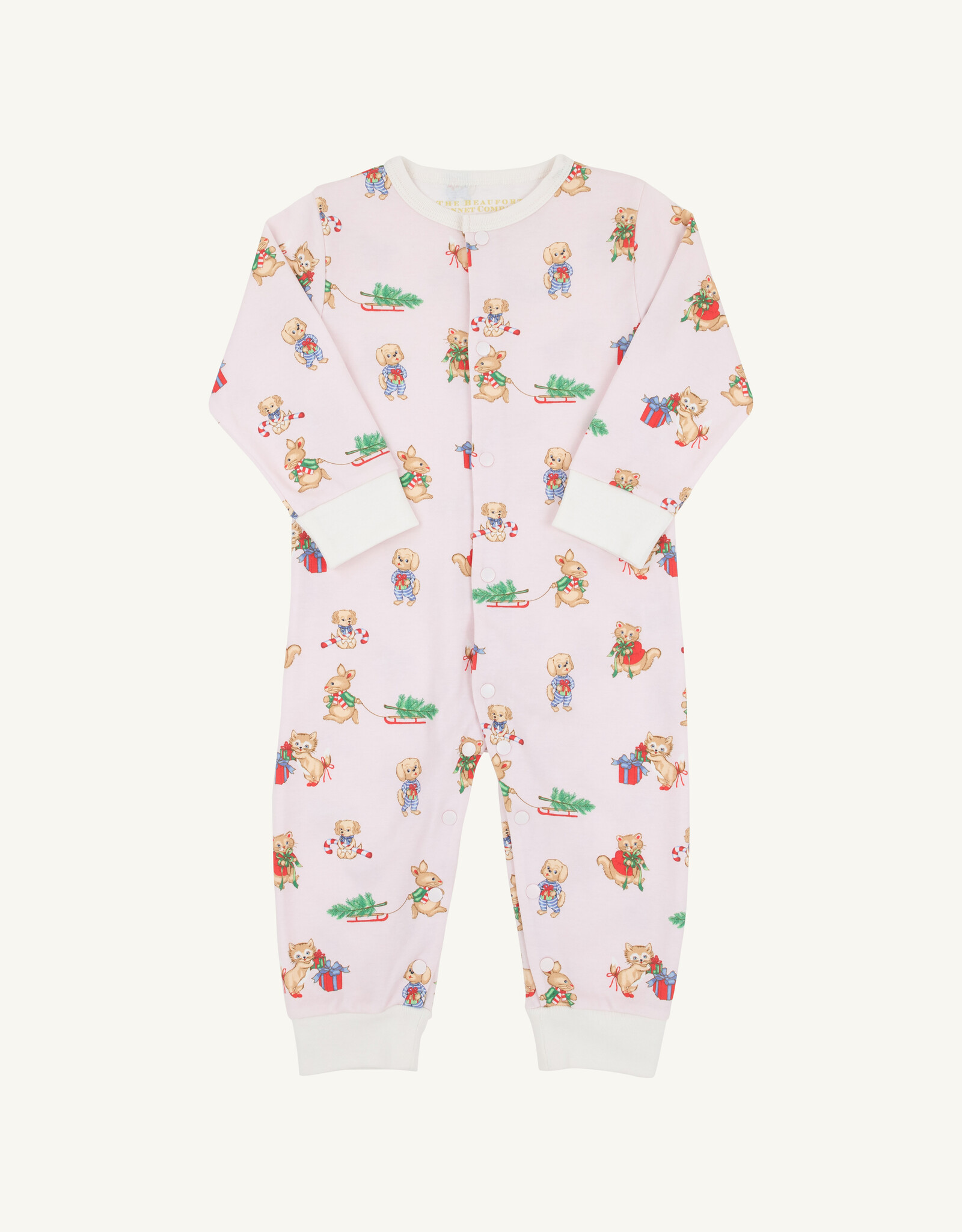 TBBC Paxton Playsuit Christmastime Cuties PINK