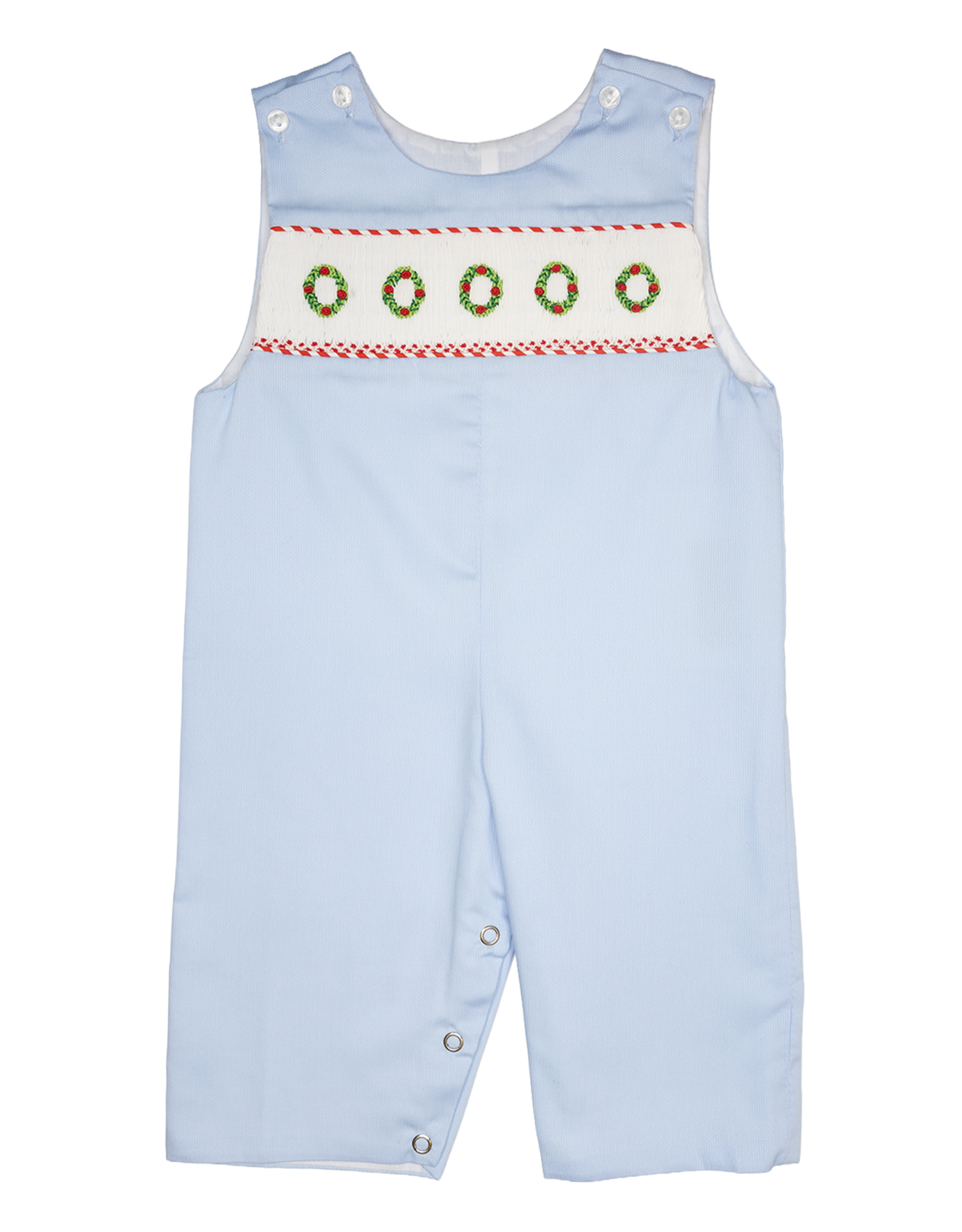 Lulu Bebe LBF26 Peter Christmas Train Smocked Longall