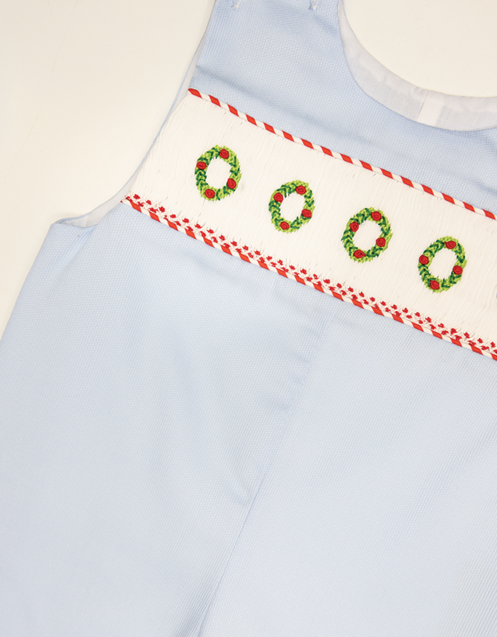 Lulu Bebe LBF26 Peter Christmas Train Smocked Longall