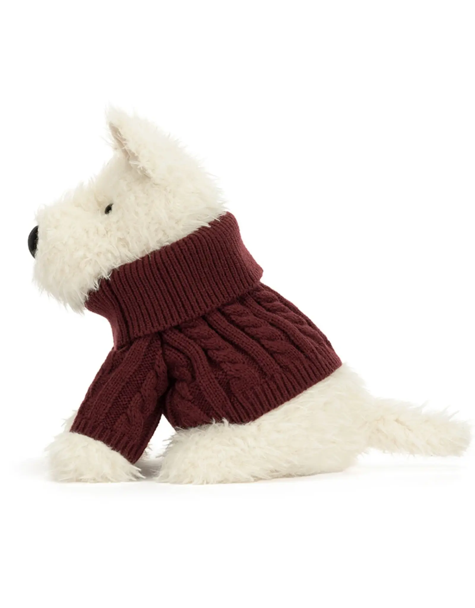 Jellycat Munro Scottie Dog Winter Jumper Outfit