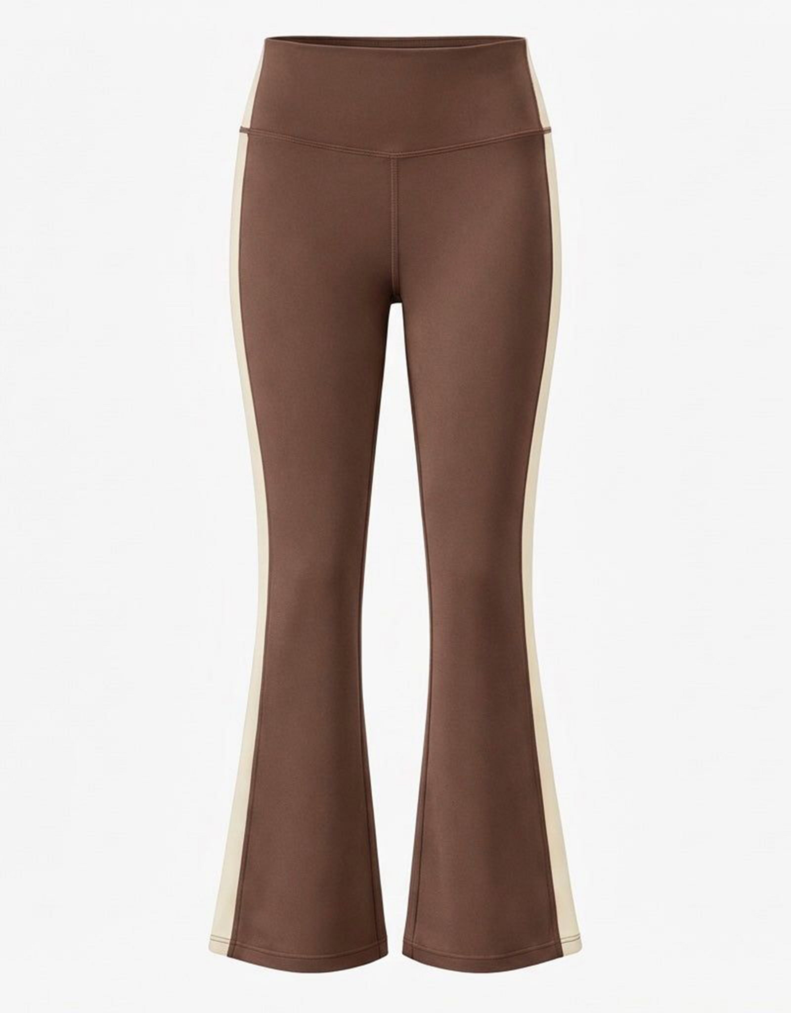 Pleat Lollie Flare Legging Brown/Cream