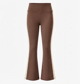 Pleat Lollie Flare Legging Brown/Cream