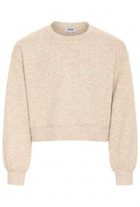 Pleat Darby Sweatshirt Sugar Cookie