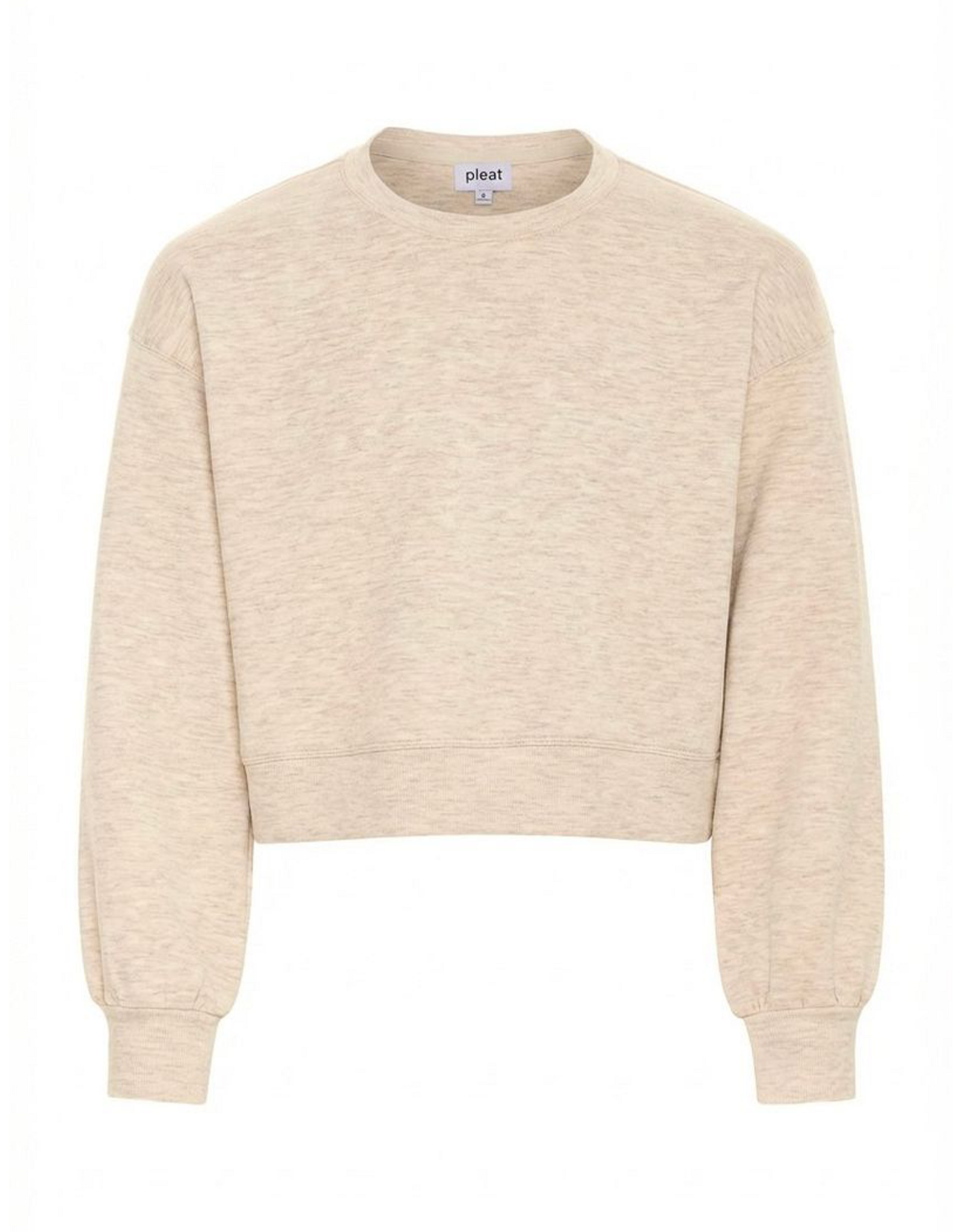 Pleat Darby Sweatshirt Sugar Cookie