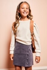 Pleat Peyton Top Snowflake Shimmer
